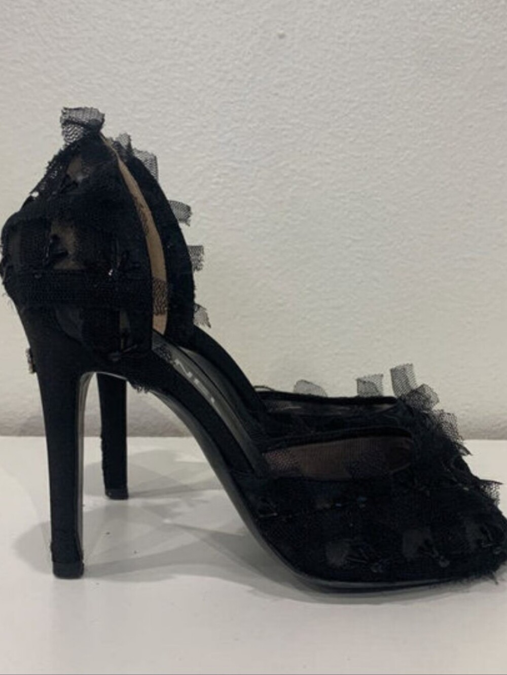 CHANEL Black Evening Shoes